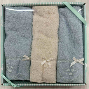 Подарочный набор полотенец-салфеток 30х50(3) Efor ГИПЮР хлопковая махра V2