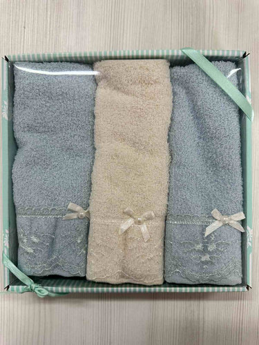 Подарочный набор полотенец-салфеток 30х50(3) Efor ГИПЮР хлопковая махра V2, фото, фотография