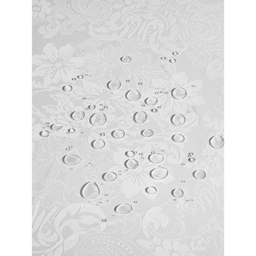 Скатерть прямоугольная Karven JUMBO CLASSIC водонепроницаемый полиэстер белый 160х300, фото, фотография