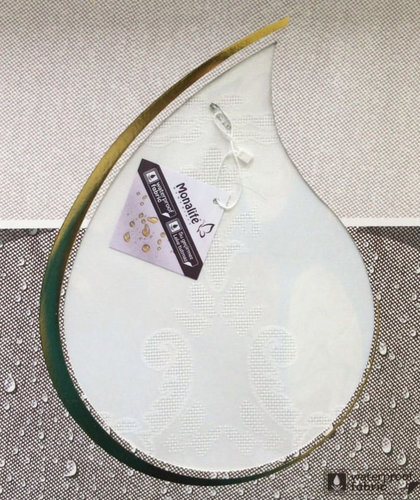 Скатерть прямоугольная в подарочной коробке Karven JUMBO CLASSIC водонепроницаемый полиэстер кремовый 160х220, фото, фотография