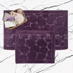 Набор ковриков для ванной Karven TAS хлопковая махра фиолетовый, фото, фотография