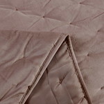 Покрывало Sofi De Marko ИОЛАНТА велюр вискоза пепельно-розовый 160х220, фото, фотография