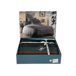 Постельное белье Sarev BENJAMIN хлопковый сатин siyah 1,5 спальный, фото, фотография