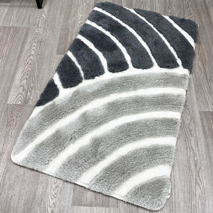 Коврик для ванной прямоугольный Chilai Home HELEN акрил grey 60х100