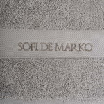 Полотенце для ванной Sofi De Marko TRISTAN хлопковая махра светло-серый 70х140, фото, фотография