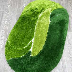 Коврик для ванной овальный Chilai Home PRIME акрил green 60х100