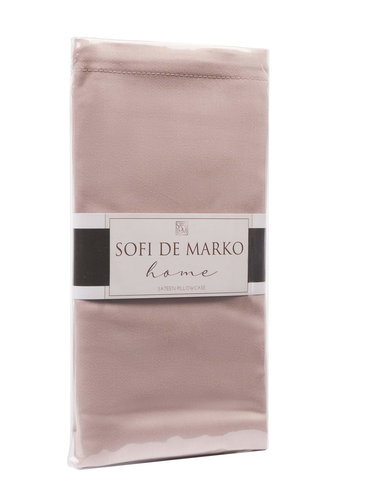 Наволочка Sofi De Marko МАРМИС хлопковый сатин персиковый 50х70, фото, фотография
