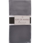 Набор наволочек 2 шт. Sofi De Marko МАРМИС хлопковый сатин серый 50х70, фото, фотография