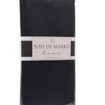Набор наволочек 2 шт. Sofi De Marko МАРМИС хлопковый сатин чёрный 70х70, фото, фотография