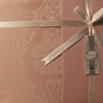 Постельное белье Gardines BUKLE бамбуковый сатин-жаккард пудровый евро, фото, фотография