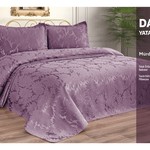 Покрывало Efor DAISY жаккард полиэстер сиреневый 240х260, фото, фотография