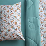 Детское постельное белье без пододеяльника с одеялом Sofi De Marko FUNNY KIDS хлопковый сатин V1 1,5 спальный, фото, фотография