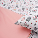 Детское постельное белье без пододеяльника с одеялом Sofi De Marko FUNNY KIDS хлопковый сатин V10 1,5 спальный, фото, фотография