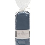 Простынь на резинке Sofi De Marko МАРМИС хлопковый сатин серо-голубой 160х200+30, фото, фотография