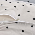 Постельное белье Sofi De Marko ЛАЙКИ хлопковый сатин серый 1,5 спальный, фото, фотография