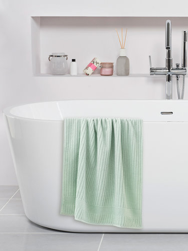 Полотенце для ванной Karna HARVEY хлопковая махра ментоловый 70х140, фото, фотография