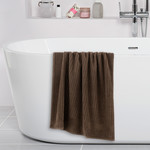 Полотенце для ванной Karna HARVEY хлопковая махра коричневый 50х90, фото, фотография