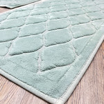 Набор ковриков для ванной прямоугольных Chilai Home DANTE хлопок mint, фото, фотография